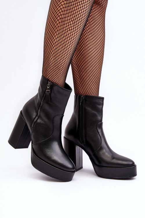 Topánky na opätku model 190201 Step in style