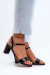 Sandále na opätkoch model 197084 Step in style Sandále na opätkoch model 197084 Step in style
