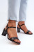 Sandále na opätkoch model 197084 Step in style Sandále na opätkoch model 197084 Step in style