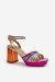 Sandále na opätkoch model 198139 Step in style Sandále na opätkoch model 198139 Step in style