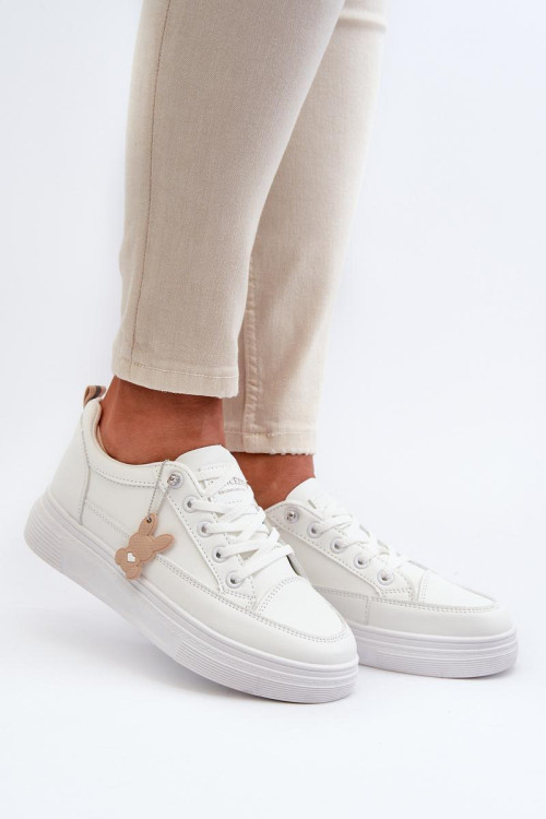 Tenisky na platforme model 198190 Step in style