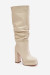 Čižmy na vysokom opätku model 202603 Step in style Čižmy na vysokom opätku model 202603 Step in style
