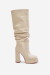 Čižmy na vysokom opätku model 202603 Step in style Čižmy na vysokom opätku model 202603 Step in style