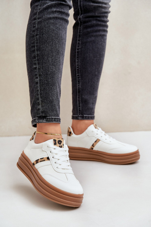 Športové topánky na platforme model 203633 Step in style