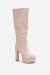 Čižmy na vysokom opätku model 204661 Step in style Čižmy na vysokom opätku model 204661 Step in style