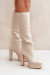 Čižmy na vysokom opätku model 204661 Step in style Čižmy na vysokom opätku model 204661 Step in style
