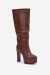 Čižmy na vysokom opätku model 204662 Step in style