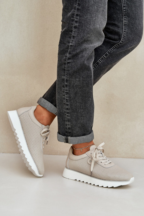 Športové topánky na platforme model 209067 Step in style