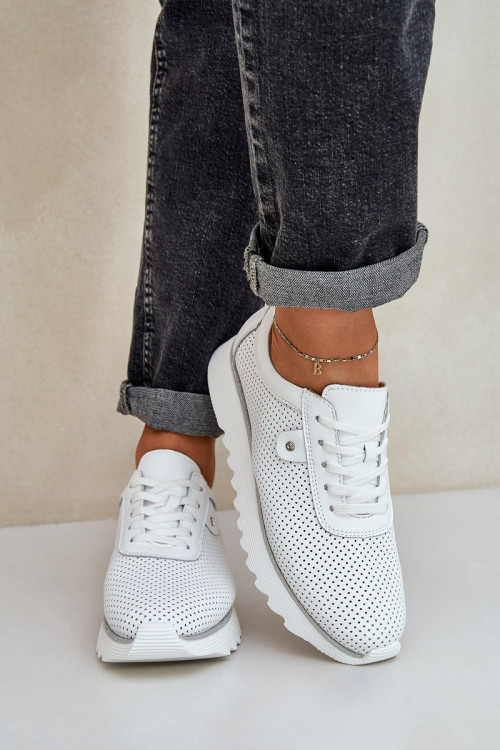 Športové topánky na platforme model 209068 Step in style