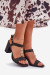 Sandále na opätkoch model 209920 Step in style Sandále na opätkoch model 209920 Step in style