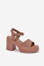 Sandále na opätkoch model 209921 Step in style Sandále na opätkoch model 209921 Step in style
