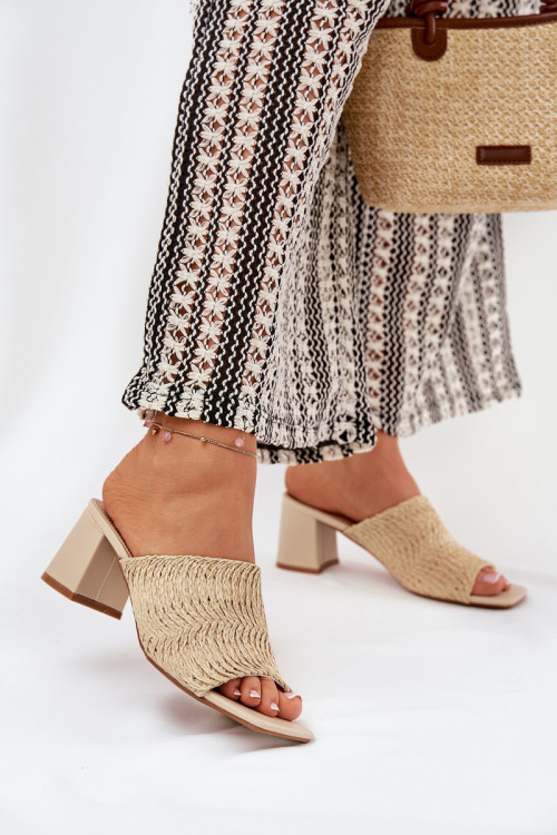 Klapky na opätku model 210782 Step in style