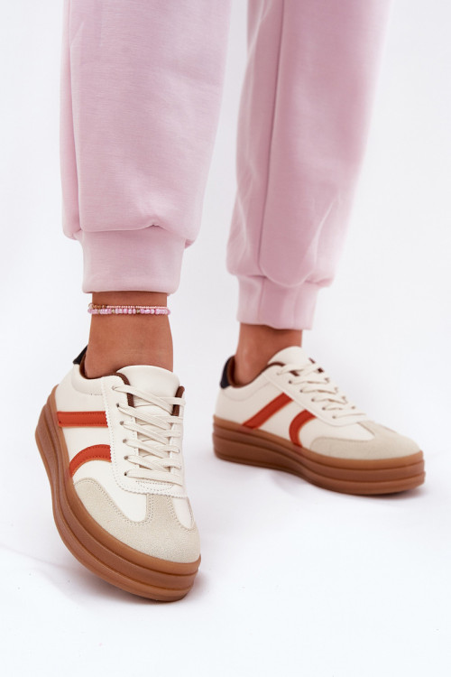 Športové topánky na platforme model 211348 Step in style