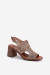 Sandále na opätkoch model 211364 Step in style Sandále na opätkoch model 211364 Step in style