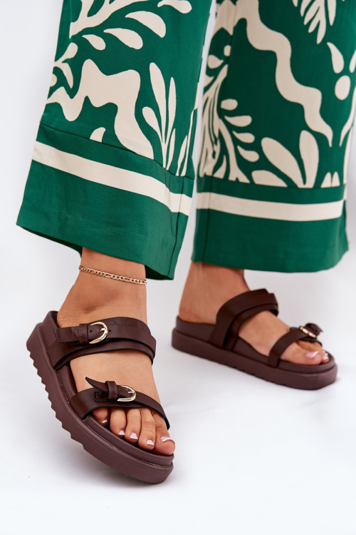 Klapky na platforme model 212142 Step in style