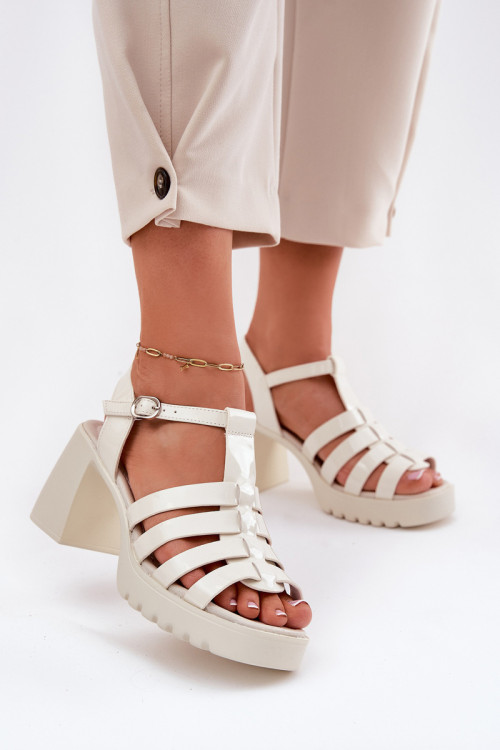 Sandále na opätkoch model 212575 Step in style