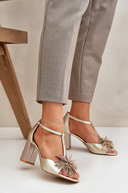 Sandále na opätkoch model 212584 Step in style
