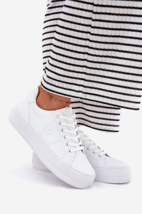 Tenisky na platforme model 212729 Step in style
