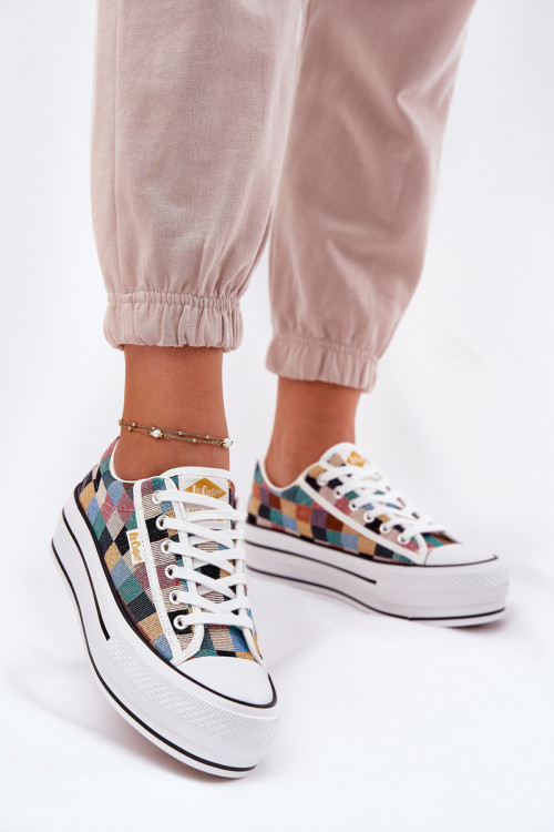 Tenisky na platforme model 212731 Step in style