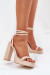 Sandále na opätkoch model 212820 Step in style Sandále na opätkoch model 212820 Step in style