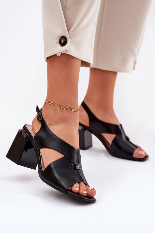 Sandále na opätkoch model 212828 Step in style