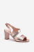 Sandále na opätkoch model 212909 Step in style Sandále na opätkoch model 212909 Step in style