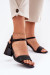 Sandále na opätkoch model 213017 Step in style Sandále na opätkoch model 213017 Step in style