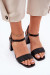 Sandále na opätkoch model 213017 Step in style Sandále na opätkoch model 213017 Step in style