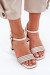 Sandále na opätkoch model 213018 Step in style
