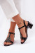 Sandále na opätkoch model 213183 Step in style Sandále na opätkoch model 213183 Step in style
