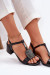 Sandále na opätkoch model 213183 Step in style Sandále na opätkoch model 213183 Step in style