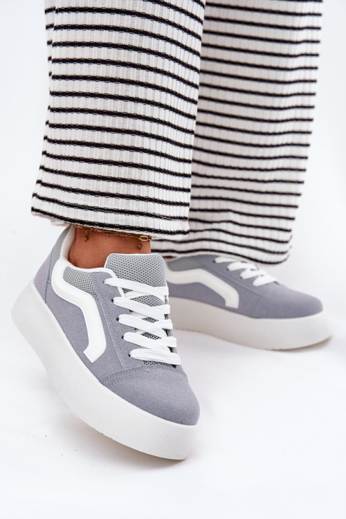 Športové topánky na platforme model 213187 Step in style