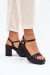 Sandále na opätkoch model 214093 Step in style Sandále na opätkoch model 214093 Step in style