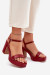 Sandále na opätkoch model 214094 Step in style Sandále na opätkoch model 214094 Step in style