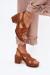 Sandále na opätkoch model 214390 Step in style Sandále na opätkoch model 214390 Step in style