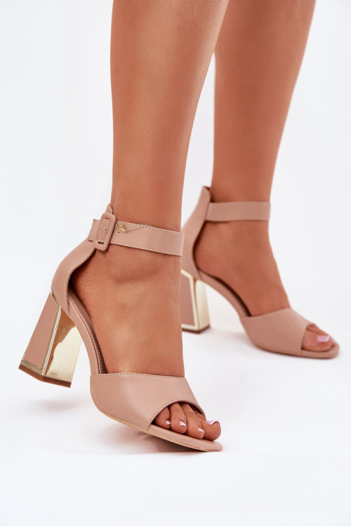 Sandále na opätkoch model 214392 Step in style