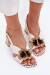 Sandále na opätkoch model 214983 Step in style Sandále na opätkoch model 214983 Step in style