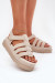 Sandalye na platforme model 215718 Step in style Sandalye na platforme model 215718 Step in style