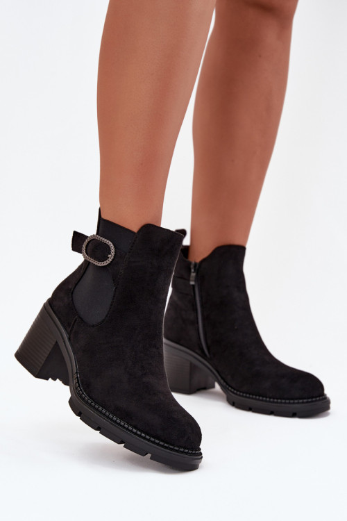 Topánky na opätku model 216653 Step in style