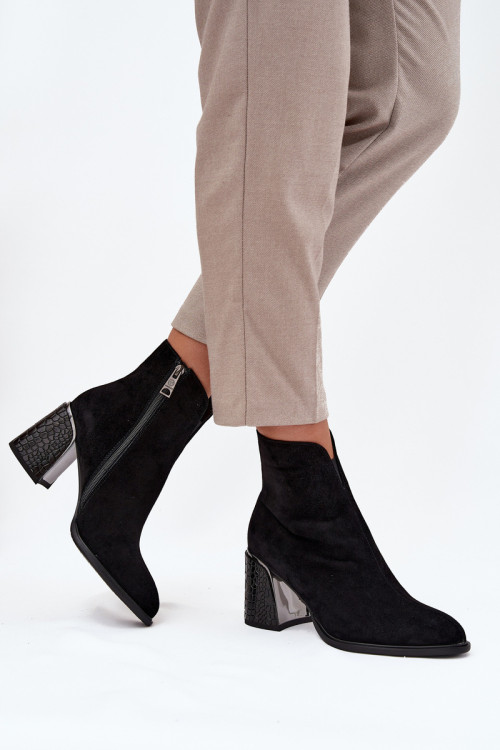 Topánky na opätku model 216831 Step in style