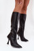 Čižmy na vysokom opätku model 217521 Step in style Čižmy na vysokom opätku model 217521 Step in style