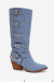 Čižmy na vysokom opätku model 217817 Step in style Čižmy na vysokom opätku model 217817 Step in style