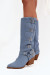Čižmy na vysokom opätku model 217817 Step in style Čižmy na vysokom opätku model 217817 Step in style