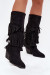 Čižmy na vysokom opätku model 217822 Step in style Čižmy na vysokom opätku model 217822 Step in style