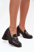 Poltopánky na opätku model 217846 Step in style Poltopánky na opätku model 217846 Step in style