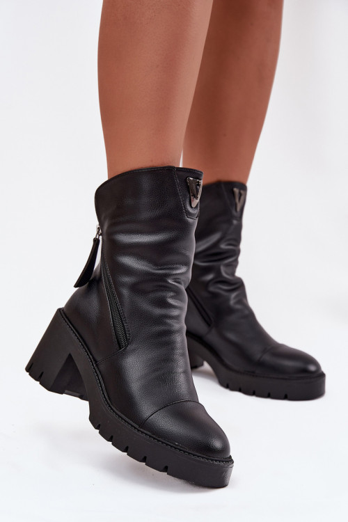 Topánky na opätku model 218068 Step in style