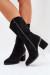 Čižmy s ažúrom model 218496 Step in style Čižmy s ažúrom model 218496 Step in style