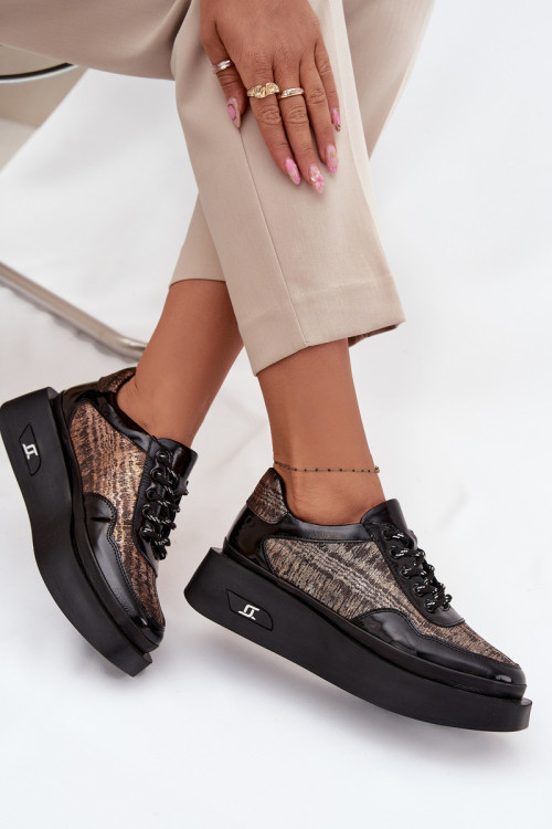 Poltopánky na platforme model 219105 Step in style