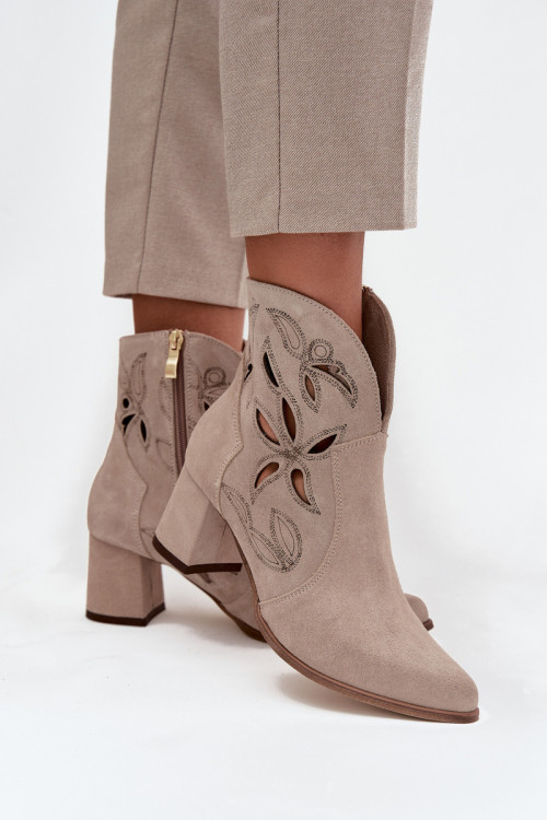 Topánky na opätku model 219133 Step in style