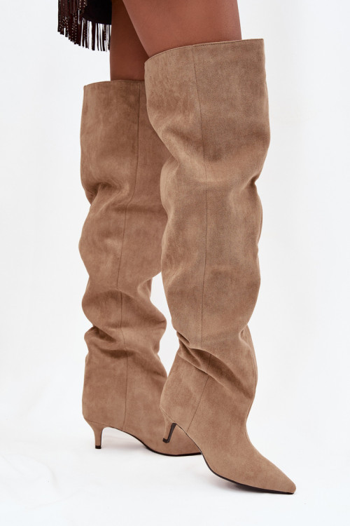 Čižmy na vysokom opätku model 219136 Step in style